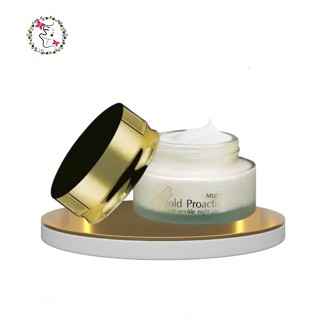 มิสทินโกลด์โปรแอคทีฟแอนตี้ริงเคิลไนท์ครีม บำรุงกลางคืน ครีมทองคำ Mistine Gold Proactive Anti-Wrinkle Night Cream 30g.