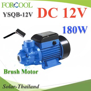 โซลาร์ปั๊ม ลูกหมู DC 12V 180W แบตเตอรี่ หรือ แผงโซลาร์ขับตรง มอเตอร์แปรงถ่าน รุ่น YSQB-12V