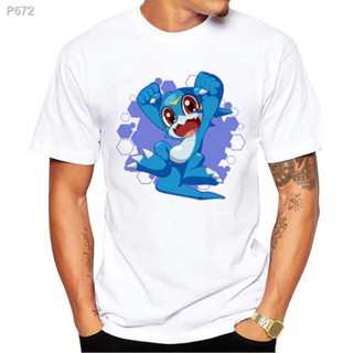 【Lowest price】✘☞Teehub Pokemon Design Veemon Chibi Digimon Printed Men T-Shirt Short Sleeve Tshirts_11