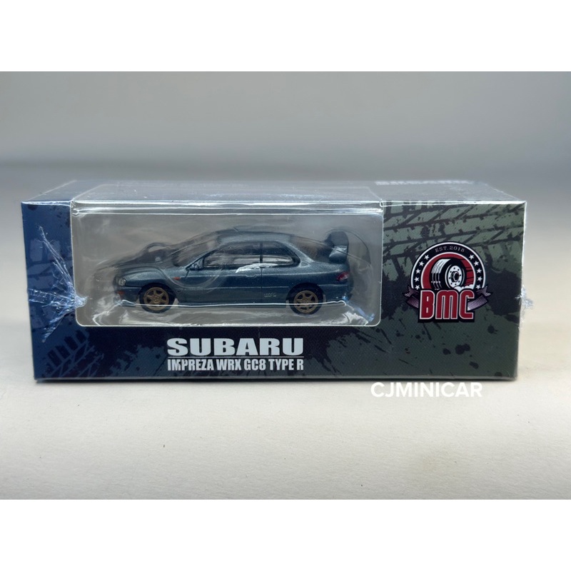 🔹Subaru Impreza WRX GC8 Type R 3-6 Gen Scale 1:64 ยี่ห้อ BM Creation