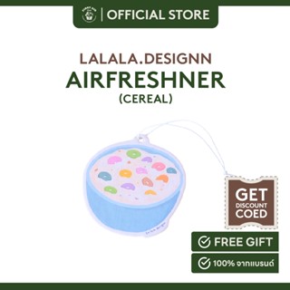 Lalala.designn Airfreshener : Cereal แผ่นน้ำหอมปรับอากาศ กลิ่น Cereal ลูกอมนม