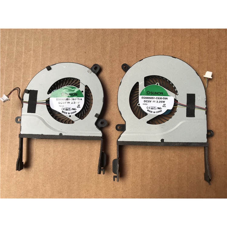 แฟนพัดลมระบายความร้อนสำหรับ ASUS UX501J UX501 UX501JW UX501VW แฟนพัดลม CPU L+R EG50050S1-C630-S9A EG