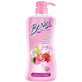 LeeMart ครีมอาบน้ำ บีไนซ์ Benice 450ML อาบ บีไนส์ อาบน้ำ บีไน้ สูตร ฟรุ๊ตตี้ สีชมพู ขนาด 450 มล.