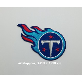 ตัวรีดติดเสื้อ Americasn football Tennessee Titans ตกแต่งเสื้อผ้า แจ๊คเก็ต Embroidered Iron on Patch  DIY