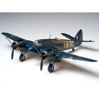 [ชุดโมเดลสเกลประกอบเอง] TAMIYA 61064 1/48 BRISTOL BEAUFIGHTER Mk.VI NIGHT FIGHTER โมเดลทามิย่าแท้ model