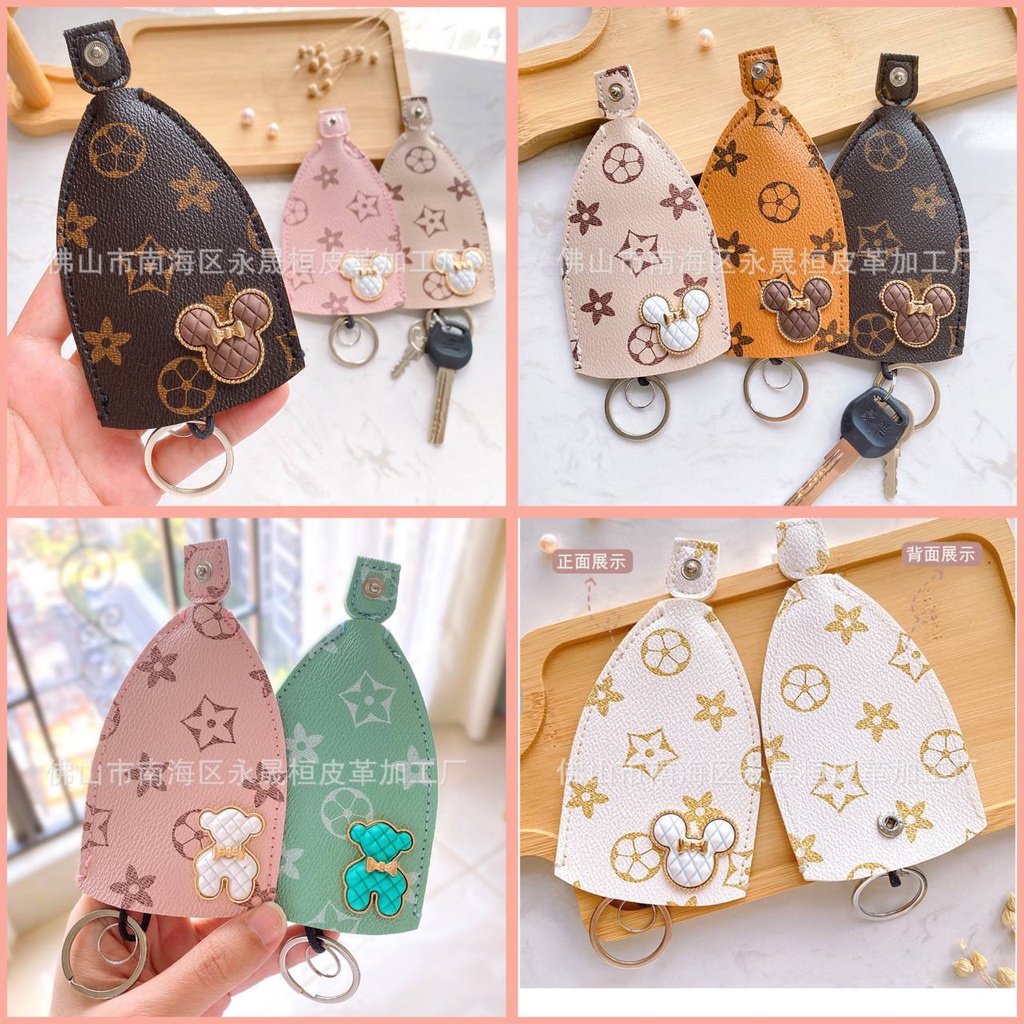 พร้อมส่งKey cover ซองใส่กุญแจ,ที่ใส่กุญแจ,เคสใส่กุญแจรถยนต์,รถมอเตอร์ไซค์พรีเมี่ยม