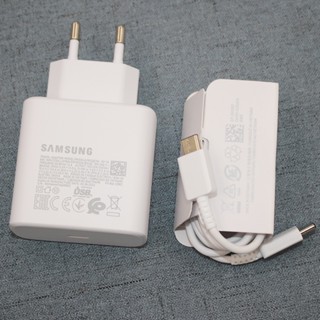 SAMSUNG อะแดปเตอร์ชาร์จเร็วมาก 45W USB-C EU สําหรับ Galaxy S22 S21 S20 Note20 Tab S8 Ultra Plus 5A EP-TA845