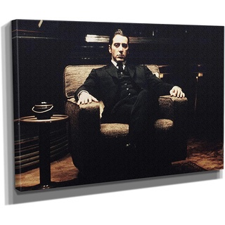 โปสเตอร์ผ้าใบ พิมพ์ลายภาพยนตร์ The Godfather Michael Corleone Al Pacino สําหรับตกแต่งผนังบ้าน 0607 ราคา ถูกที่สุด ดีลบีเคเค รูปภาพหลัก