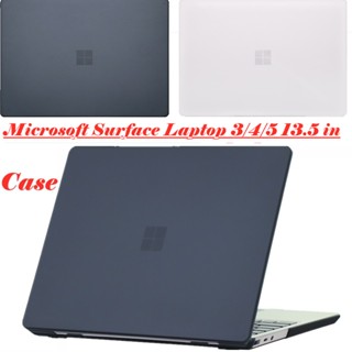 เคสพลาสติก PC แข็ง แบบบาง ผิวด้าน กันกระแทก สําหรับแล็ปท็อป Microsoft Surface Laptop 3 4 5 13.5 นิ้ว