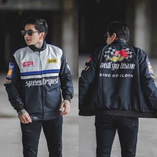 Nascar เสื้อแจ็กเก็ต แบบสองชั้น เหมาะกับขี่รถจักรยานยนต์ สําหรับผู้ชาย และผู้หญิง