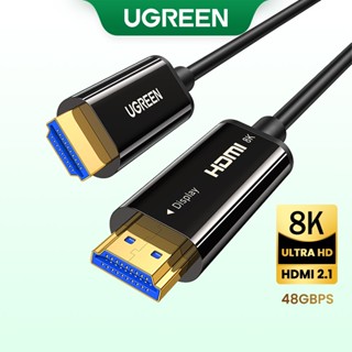 UGREEN-8K HDMI 2.1 Fiber Optic Cable, Dynamic HDR, 8K / 60Hz, 4K / 120Hz, Ultra High Speed, 48gbps, 3D Headphone, HDCP2.2, for Samsung 8K TV