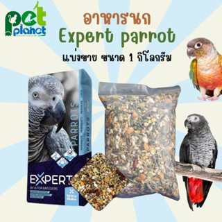 [1kg.] อาหารนก EXPERT PARROT  ธัญพืชรวมสูตรพรีเมียม ขนมนก Witte molen นกแก้ว parrot  นก แอฟริกันเกรย์ กรีนชีค ซันคอนัวร์