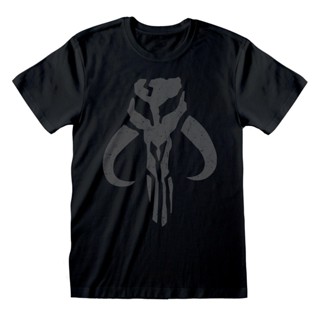 Star Wars The Mandalorian Distressed Mythosaur Mens T-Shirt | Official_04