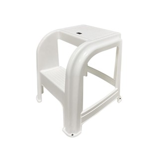 STEP บันไดทางเดียว 2 ขั้น MATALL สีขาวSTEP STOOL MATALL 2-STEP WHITE