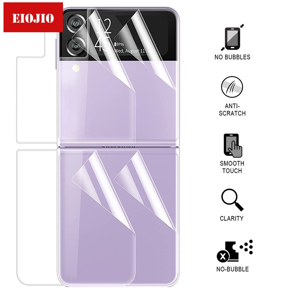 ฟิล์มไฮโดรเจลสําหรับ Samsung Galaxy Z Flip4/5/6 /7/8 หน้าจอป้องกันนุ่มสําหรับ Galaxy Z Flip8 Flip7 Flip6 Flip5 Flip4 5G Matte โปร่งใสป้องกันฟิล์ม