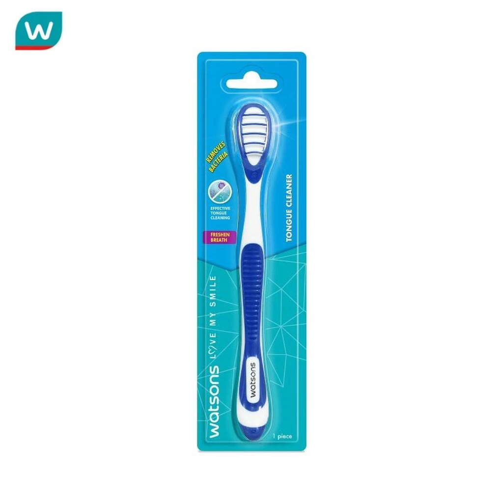 Watsons วัตสัน แปรงทำความสะอาดลิ้น 1ชิ้น.