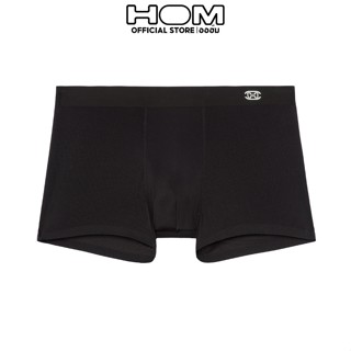 HOM (ออฮ์ม)  รุ่น 402592-0004 กางเกงในชายBoxer Polyamideไร้รอยต่อ บางเบาเนียนเรียบ เย็นเวลาใส่