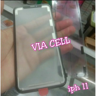 กระจกหน้าจอสัมผัส Lcd กรอบ + Oca iPHone 11