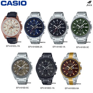 CASIO นาฬิกาข้อมือ EDIFICE รุ่นEFV-610CL-7A EFV-610D-1A EFV-610DB-2A