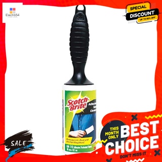 สก๊อตช์-ไบรต์ ลูกกลิ้งขจัดฝุ่น ขนาด 30 แผ่น Scotch-Brite Dust remover roller, size 30 sheetsวัสดุปูพ