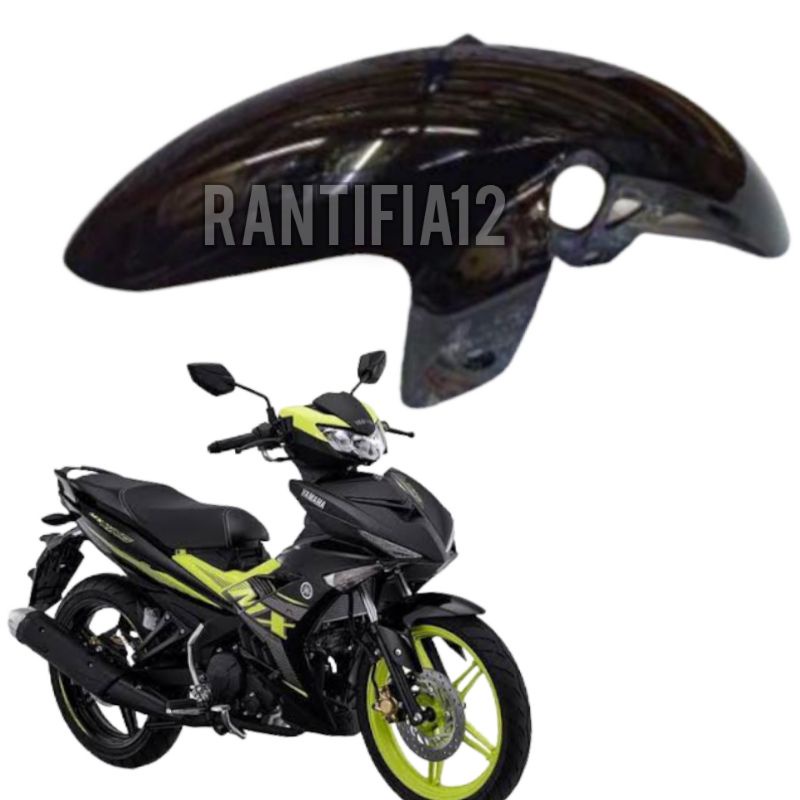 MX King บังโคลนหน้า MX KING V2 บังโคลนหน้า สีดํา