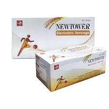 NEWTOWER Electrolyte Beverage เครื่องดื่มเกลือแร่ นิวทาวเวอร์ สำหรับผู้เสียเหงื่อ อ่อนเพลีย ผู้ที่ออกกำลังกาย ทำงานหนัก