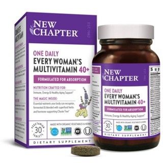 พร้อมส่ง New Chapter Every Woman’s One Daily Multi 40+ วิตามินรวมคุณภาพสูง สำหรับผู้หญิง 40+ นำเข้าจากอเมริกา