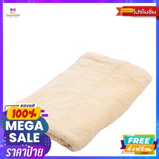 ผ้าขนหนูสีพื้น สีเหลือง ขนาด 27 x 54 นิ้ว Solid Color Towel, Yellow, Size 27 x 54 inchesผ้าขนหนู