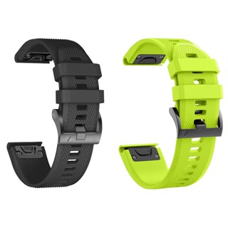 สายนาฬิกาข้อมือซิลิโคน แบบนิ่ม ขนาด 26 มม. สําหรับ Garmin Enduro 2 Tactix 7 Pro Delta Solar