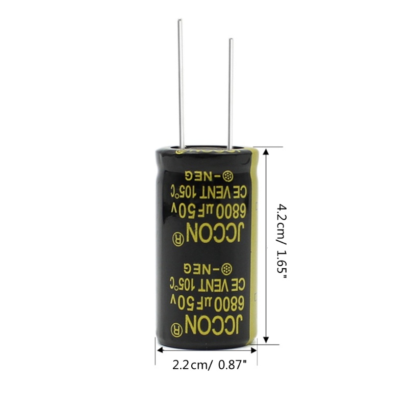Okfi คุณภาพสูง 50V 6800UF 22x40 มม. 50V 6800UF Electrolytic Capacitor