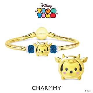 NGG Tsum Tsum Mickey Cow Charm ชาร์มมิกกี้เมาส์ ปีฉลู (วัว) ลิขสิทธิ์แท้ Disney ทองคำแท้ 99.9% (มีใบรับประกัน)