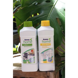 เซ็ทคู่แม่บ้าน น้ำยาล้างจาน+น้ำยาทำความสะอาด Amway home ขนาดขวดละ 1 ลิตร