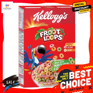 Nestle เคลล็อกส์ อาหารเช้า ฟรุ๊ตลูป 150 ก. Kelloggs Breakfast Fruit Loops 150 g.ซีเรียล กราโนล่าและข้าวโอ๊ต