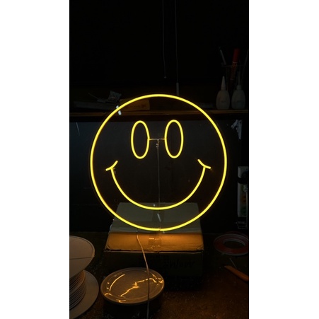 Neon Flex Smile รูปหน้ายิ้ม 30x30 cm USB