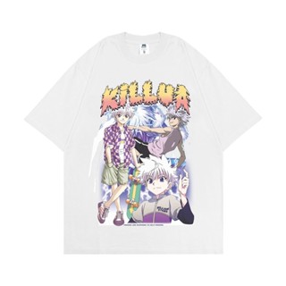 เสื้อยืด | เสื้อยืด ขนาดใหญ่ | Killua WHITE VOL 2 | สีขาว | Billionstars | Series ชุดญี่ปุ่น_02