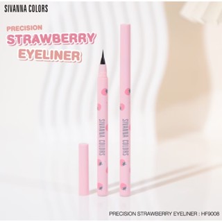 SIVANNA COLORS PRECISION STRAWBERRY HF9008 อายไลนเนอร์ เส้นเล็กสีชัด ติดทนนาน กันน้ำ กันเหงื่อ