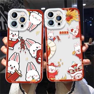 Xiaomi Redmi 10 9 9A 9C K40 Pro สำหรับ Case Cartoon New Years Bunny เคส เคสโทรศัพท์ เคสมือถือ Full Cover