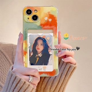 เคสโทรศัพท์มือถือ แบบนิ่ม ลายดอกไม้ สีชมพู มีช่องใส่บัตร สําหรับ Redmi 12C 10C 10A 10 9C A1 A1+ Note 12 11s 10s 11 10 9 8 12 Pro 9T 9A 9 Xiaomi 12 Lite 11 Lite 11T Pro Poco M3 X3Pro