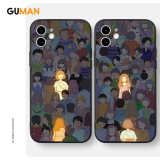 Guman เคสไอโฟน เคสซิลิโคนนุ่มกันกระแทกน่ารักตลก เคสโทรศัพท์ Compatible for iPhone 14 13 12 11 Pro Max SE 2020 X XR XS 8 7 6 6S Plus พลัส XYB1291