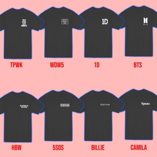 Side Prints Merch Shirt - 5SOS / Harry Styles / One Direction / WDW5 / Billie Eilish / Niall Horan