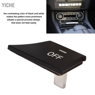 YiChe ปุ่มปิดเครื่องปรับอากาศ ABS สวิตช์ปรับการควบคุม AC ฝาปิดสำหรับ Mercedes-Benz C-Class W202 W203 W204 W205 C219