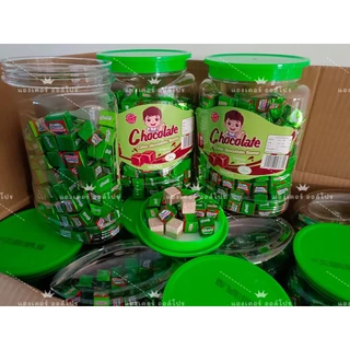 🍫🍫CHOCOLATE CUBE 🍫🍫โคล่าคิวบ์ ช็อคโกแลตคิวบ์ นมคิวบ์ **1 กระปุกมี180 ชิ้น ลูกอมรสช็อกโกแลต