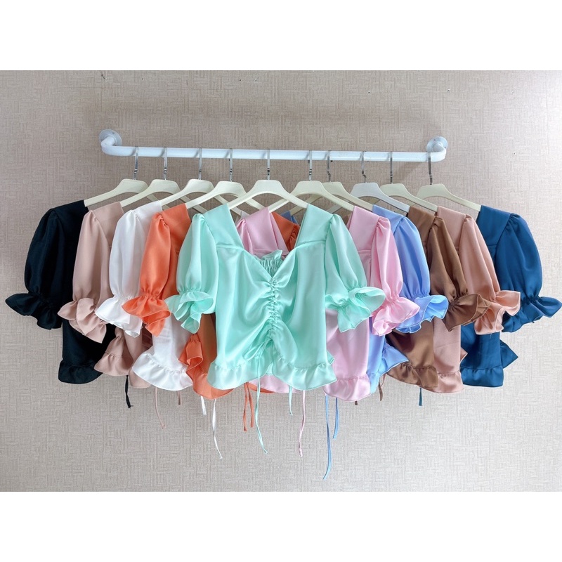เสื้อสาวอวบ ล๊อต2 แขนตุ๊กตาอก38-44”