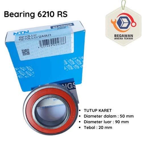 แบริ่ง 6210 2RS NTN*