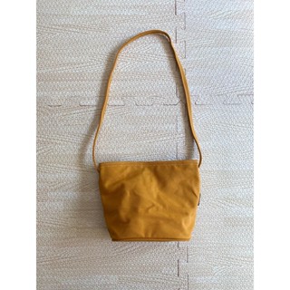 Mini Mustard Canvas Cozy Bag / Shoulder bag กระเป๋าผ้าใบเล็ก Underlinebags