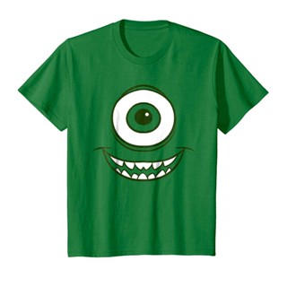 ㍿✙New Product Men s T-shirt Monsters Inc. Mike Wazowski Eyes,เสื้อยืด