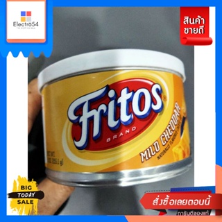 นม เนย และไข่ Fritos Mild Cheddar Cheese Dip สำหรับจิ้ม มันฝรั่ง ทอดกรอบ รสเชดดาร์ชีส ฟริโตส์ 255g Fr