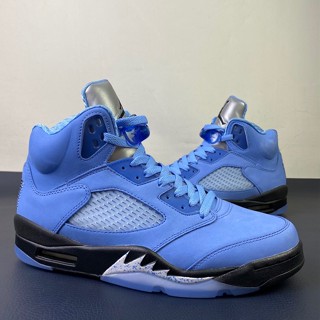 รองเท้าบาสเก็ตบอล 8NGE aj5 Air Jordan 5 UNC