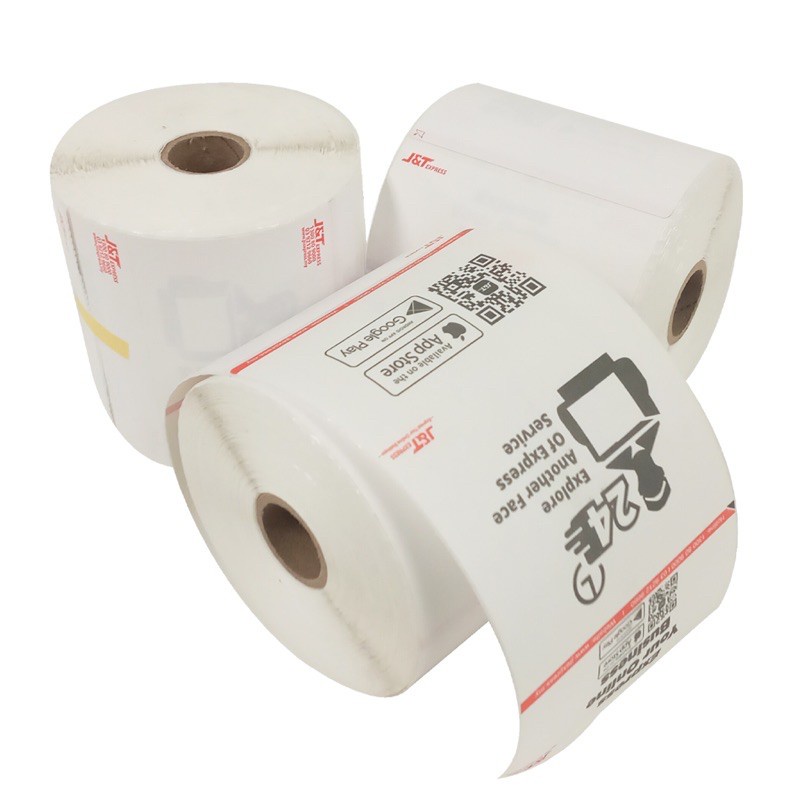 J&T Express Premium A6 กระดาษฉลากความร้อน Airway Bill (100 x 180 มม./250 ชิ้น) 热 Scanner标纸 สติ๊กเกอร