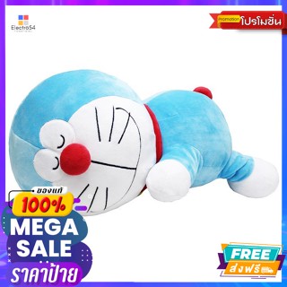 ตุ๊กตาโดราเอมอนนอน ขนาด 15 นิ้ว คละแบบ Sleeping Doraemon doll, size 15 inches, assorted stylesตุ๊กตาผ้าขน